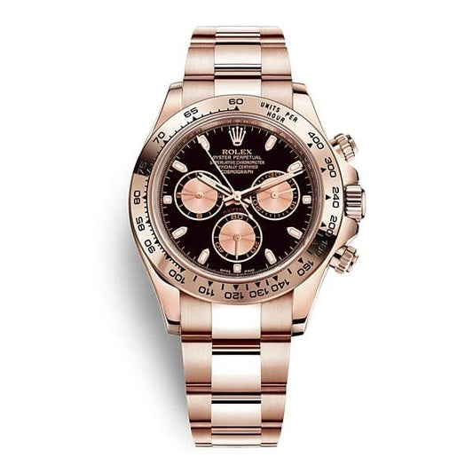 Rolex Daytona Or Rose Noir - Eclatic Maroc